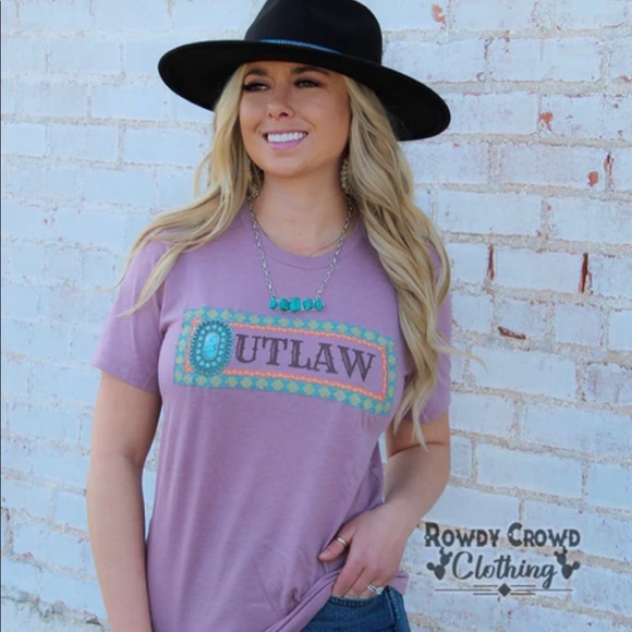 Rowdy Crowd Clothing Tops - Outlaw Tee